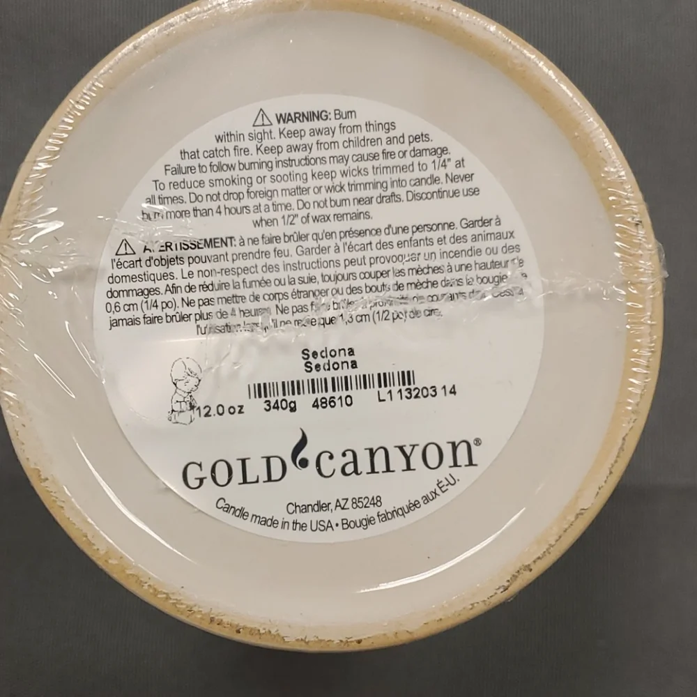 SEDONA Gold Canyon 12 oz‎ 2wick candle Roadtrip Souvenir specialty line